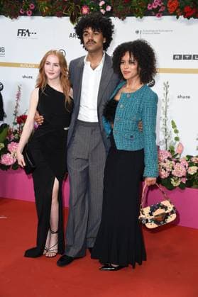 Gina Alice Stiebitz, Langston Uibel, Aminata Belli - DEUTSCHER FILMPREIS 2024 im Theater am Potsdamer Platz am 03.05.2024 - Roter Teppich