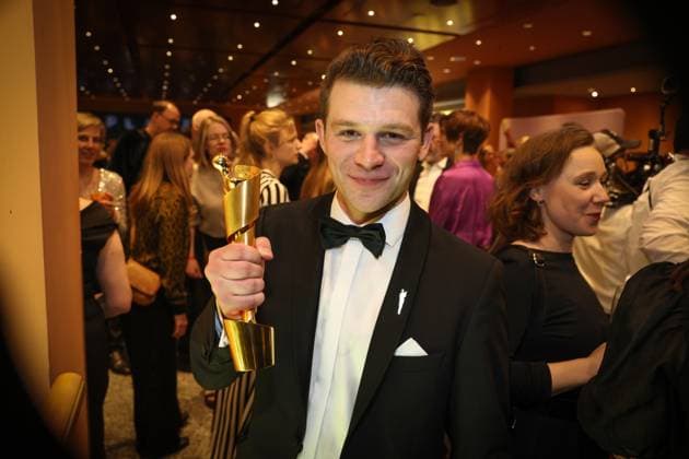 Deutscher Filmpreis 2024 BESTE MÄNNLICHE HAUPTROLLE Simon Morze auf der Party bei der Verleihung der Lola - Deutscher Filmpreis 2024 im Theater am Potsdamer Platz in Berlin Datum: 03.05.2024 Copyright: xEventpressx