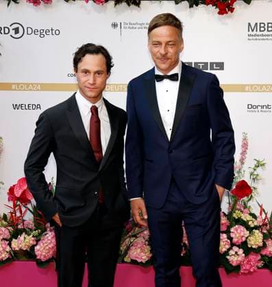 Ludwig Trepte, Tom Wlashiha bei der Verleihung des Deutschen Filmpreises Lola24 im Theater am Potsdamer Platz Berlin.