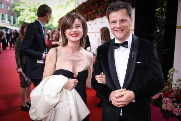 Deutscher Filmpreis 2024 Caroline Rosales, Benjamin Herrmann auf dem Roten Teppich bei der Verleihung der Lola - Deutscher Filmpreis 2024 im Theater am Potsdamer Platz in Berlin Datum: 03.05.2024 Copyright: xEventpressx