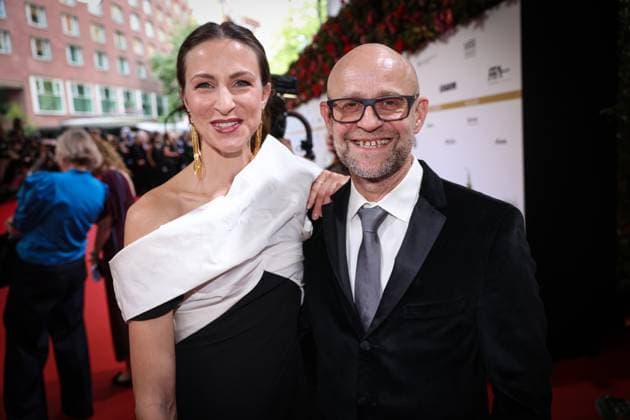 Deutscher Filmpreis 2024 Jürgen Vogel und Natalia Belitski auf dem Roten Teppich bei der Verleihung der Lola - Deutscher Filmpreis 2024 im Theater am Potsdamer Platz in Berlin Datum: 03.05.2024 Copyright: xEventpressx