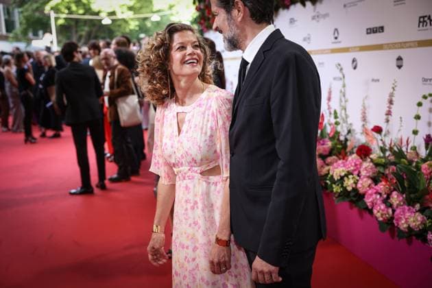 Deutscher Filmpreis 2024 Marie Baeumer und Pasquale Aleardi auf dem Roten Teppich bei der Verleihung der Lola - Deutscher Filmpreis 2024 im Theater am Potsdamer Platz in Berlin Datum: 03.05.2024 Copyright: xEventpressx