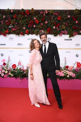 Award - Deutscher Filmpreis 2024 Marie Bäumer und Pasquale Aleardi beim Deutschen Filmpreis 2024 im Theater am Potsdamer Platz am 03.05.2024 in Berlin. Copyright: xEventpressxKochanx