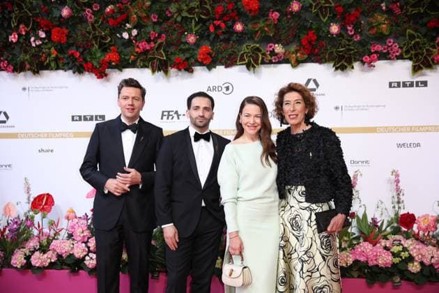 Award - Deutscher Filmpreis 2024 Christian Friedel, Hassan Akkouch, Hannah Herzsprung und Adele Neuhauser beim Deutschen Filmpreis 2024 im Theater am Potsdamer Platz am 03.05.2024 in Berlin. Copyright: xEventpressxKochanx
