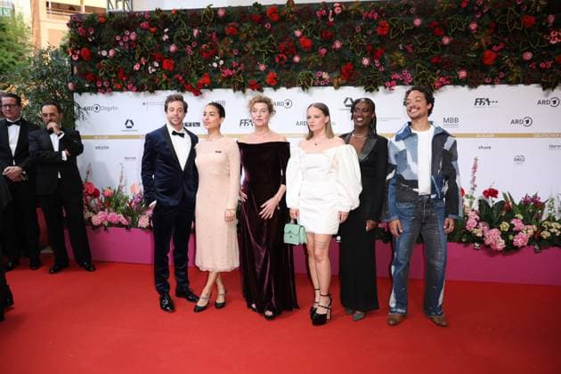 Award - Deutscher Filmpreis 2024 Tobias Krell, Gizem Emre, Margarita Broich, Jasna Fritzi Bauer, Ivy Quainoo und Aurel Mertz beim Deutschen Filmpreis 2024 im Theater am Potsdamer Platz am 03.05.2024 in Berlin. Copyright: xEventpressxKochanx