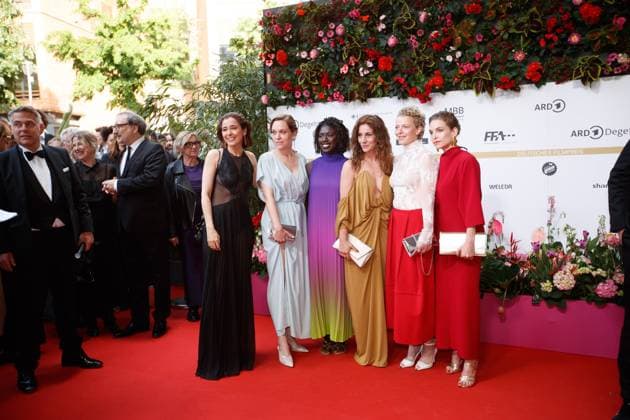Award - Deutscher Filmpreis 2024 Dorka Gryllus, Anne Haug, Ulrike Tscharre, Patrycia Ziolkowska und Sina Martens beim Deutschen Filmpreis 2024 im Theater am Potsdamer Platz am 03.05.2024 in Berlin. Copyright: xEventpressxKochanx