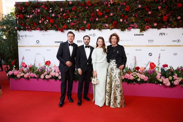 Award - Deutscher Filmpreis 2024 Christian Friedel, Hassan Akkouch, Hannah Herzsprung und Adele Neuhauser beim Deutschen Filmpreis 2024 im Theater am Potsdamer Platz am 03.05.2024 in Berlin. Copyright: xEventpressxKochanx