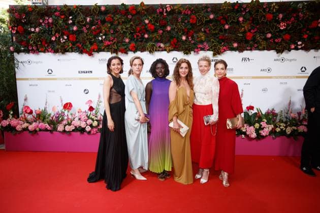 Award - Deutscher Filmpreis 2024 Dorka Gryllus, Anne Haug, Ulrike Tscharre, Patrycia Ziolkowska und Sina Martens beim Deutschen Filmpreis 2024 im Theater am Potsdamer Platz am 03.05.2024 in Berlin. Copyright: xEventpressxKochanx