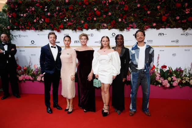 Award - Deutscher Filmpreis 2024 Gizem Emre, Margarita Broich, Jasna Fritzi Bauer, Ivy Quainoo und Aurel Mertz beim Deutschen Filmpreis 2024 im Theater am Potsdamer Platz am 03.05.2024 in Berlin. Copyright: xEventpressxKochanx