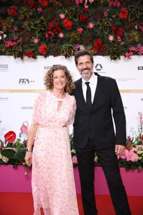 Award - Deutscher Filmpreis 2024 Marie Bäumer und Pasquale Aleardi beim Deutschen Filmpreis 2024 im Theater am Potsdamer Platz am 03.05.2024 in Berlin. Copyright: xEventpressxKochanx