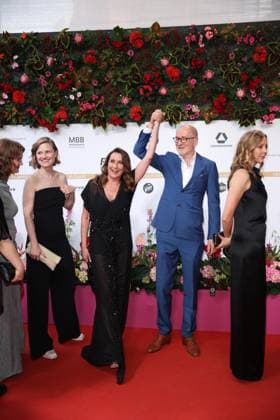 Award - Deutscher Filmpreis 2024 Clara Gerst, Barbara Philipp und Peter Lohmeyer beim Deutschen Filmpreis 2024 im Theater am Potsdamer Platz am 03.05.2024 in Berlin. Copyright: xEventpressxKochanx
