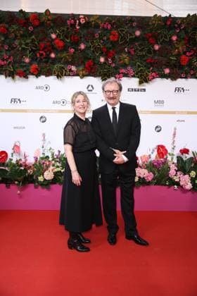 Award - Deutscher Filmpreis 2024 Christina Scholz und Rainer Bock beim Deutschen Filmpreis 2024 im Theater am Potsdamer Platz am 03.05.2024 in Berlin. Copyright: xEventpressxKochanx