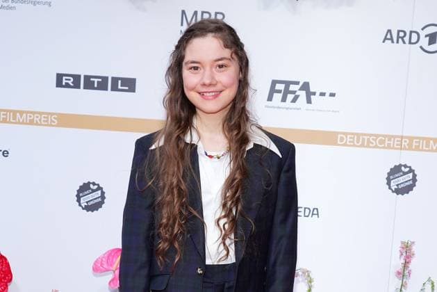 Hannah Schiller bei der Ankunft zur Verleihung Deutscher Filmpreis am 3.05.2024 in Berlin Deutscher Filmpreis 2024 in Berlin