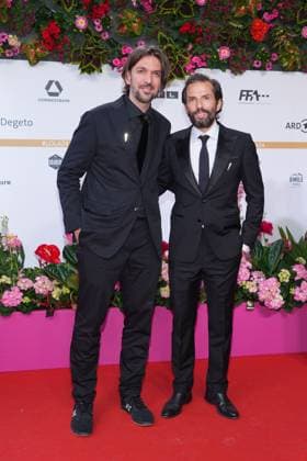 Max Wiedemann und Quirin Berg bei der Ankunft zur Verleihung Deutscher Filmpreis am 3.05.2024 in Berlin Deutscher Filmpreis 2024 in Berlin