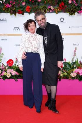 Maria Schrader und Jan Schomburg bei der Ankunft zur Verleihung Deutscher Filmpreis am 3.05.2024 in Berlin Deutscher Filmpreis 2024 in Berlin