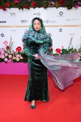Tua El Fawwal bei der Ankunft zur Verleihung Deutscher Filmpreis am 3.05.2024 in Berlin Deutscher Filmpreis 2024 in Berlin