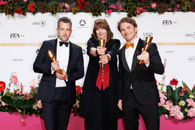 Deutscher Filmpreis 2024 Christoph Daniel, Sonja Schmitt und Marc Schmidheiny beim Deutschen Filmpreis 2024 im Theater am Potsdamer Platz am 03.05.2024 in Berlin. Copyright: xEventpressxKochanx