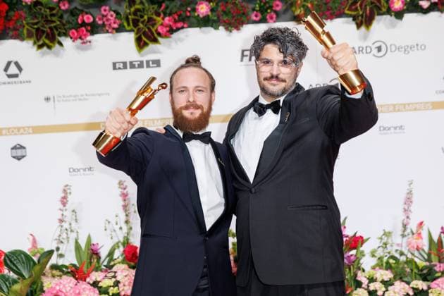 Deutscher Filmpreis 2024 Adrian Meyer und Kariem Saleh beim Deutschen Filmpreis 2024 im Theater am Potsdamer Platz am 03.05.2024 in Berlin. Copyright: xEventpressxKochanx