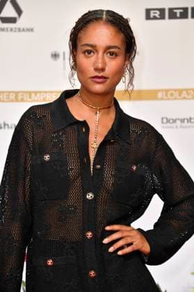 Larissa Sirah Herden bei der 74. Verleihung des Deutschen Filmpreises 2024 im Theater am Potsdamer Platz. Berlin, 03.05.2024