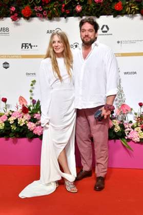 Lilith Stangenberg und Ronald Zehrfeld bei der 74. Verleihung des Deutschen Filmpreises 2024 im Theater am Potsdamer Platz. Berlin, 03.05.2024