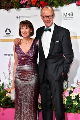 Friedrich Merz mit Ehefrau Charlotte Merz bei der 74. Verleihung des Deutschen Filmpreises 2024 im Theater am Potsdamer Platz. Berlin, 03.05.2024