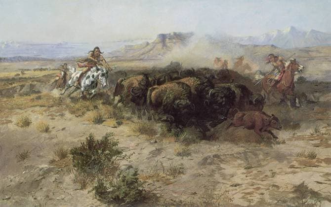 RECORD DATE NOT STATED Buffalo Hunt Number 26 Buffalo Hunt Number 26 Date: 1899  Copyright: Copyrightx(c)Geminix2023.xCredit:xGemini 12924356