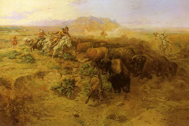 RECORD DATE NOT STATED The Buffalo Hunt 2 The Buffalo Hunt 2 Date: 1900  Copyright: Copyrightx(c)Geminix2023.xCredit:xGemini 12924418