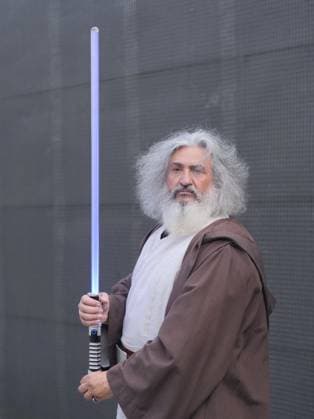May 4th is Star Wars Day, a galactic event dedicated to Star Wars fans. Great parade at the Arcimboldi theater in Milan with the characters of the saga Great appointment for Star Wars fans at the Arcimboldi theater in Milan with the annual gathering with costumes and characters from the saga. Milan Milan Italy -  Copyright: xIPA ABACAx