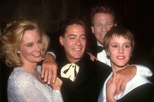 Shepard Downey Masterson4439.JPG Celebrity Archaeology 1989 FILE PHOTO New York, NY Cybil Shepard Robert Downey Jr. Ryan O Neal Mary Stuart Masterson - premiere of Chances Are Photo by Adam Scull-PHOTOlink. EDITORIAL USE ONLY Copyright: xx PhotoxbyxAdamxScull-PHOTOlink.nex phlphotos380482