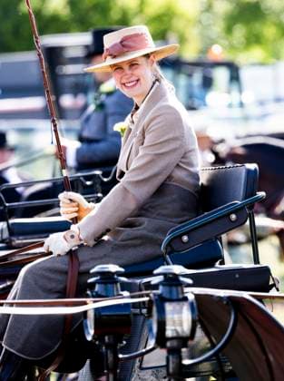 . 05 05 2024. Windsor, United Kingdom. Lady Louise Windsor takes part in the British Driving Society event on day five of the Royal Windsor Horse Show, United Kingdom.  xi-Imagesx IIM-25183-0010