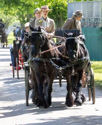 . 05 05 2024. Windsor, United Kingdom. Lady Louise Windsor takes part in the British Driving Society event on day five of the Royal Windsor Horse Show, United Kingdom.  xi-Imagesx IIM-25183-0013