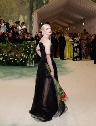 Gayle Rankin arrives on the red carpet at the 2024 Met Gala celebrating Sleeping Beauties: Reawakening Fashion at The Metropolitan Museum of Art on Monday, May 6, 2024 in New York City.  NYP20240506338 JOHNxANGELILLO