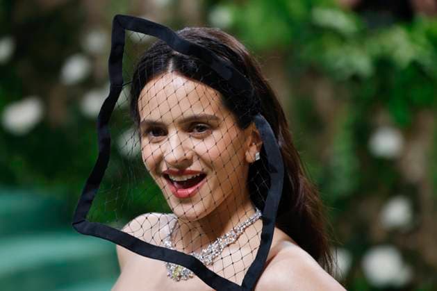 Rosalia arrives on the red carpet at the 2024 Met Gala celebrating Sleeping Beauties: Reawakening Fashion at The Metropolitan Museum of Art on Monday, May 6, 2024 in New York City.  NYP20240506575 JOHNxANGELILLO