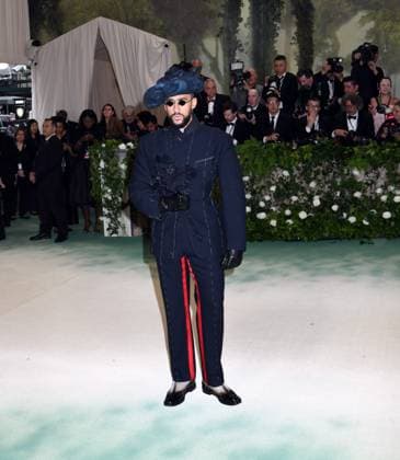 May 6, 2024, New York, New York, USA: Bad Bunny attends the 2024 Met Gala Celebrating Sleeping Beauties: Reawakening Fashion at Metropolitan Museum of Art in New York. New York USA - ZUMAp281 20240506_zea_p281_005 Copyright: xPhotoxImagexPressx