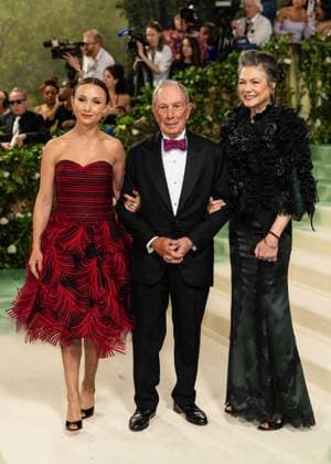 Celebrities attend the 2024 Met Gala Celebrating ?Sleeping Beauties: Reawakening Fashion? at The Metropolitan Museum of Art in New York City Featuring: Georgina Bloomberg, Michael Bloomberg, Diana Taylor Where: New York, United States When: 06 May 2024 Credit: Michael Stewart INSTARimages.com EDITORIAL USE ONLY. NOT FOR USE BY NEWSPAPERS BASED IN THE UK. Copyright: xMichaelxStewartx instar53713380