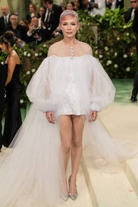 Celebrities attend the 2024 Met Gala Celebrating ?Sleeping Beauties: Reawakening Fashion? at The Metropolitan Museum of Art in New York City Featuring: Michelle Williams Where: New York, United States When: 06 May 2024 Credit: Michael Stewart INSTARimages.com EDITORIAL USE ONLY. NOT FOR USE BY NEWSPAPERS BASED IN THE UK. Copyright: xMichaelxStewartx instar53714861