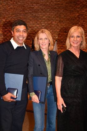 Giovane Elber, Dr. Maria Furtwängler und Ulrike Scharf Verleihung der Bayerischen Staatsmedaille für soziale Verdienste 2024 Heilige Hofkirche München 07. Mai 2024
