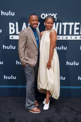 NEW YORK, NY - MAY 9: Prentice Penny and Tara Duncan at the Black Twitter: A People s History New York premiere at Midnight Theatre on May 09, 2024 in New York City. Copyright: xRaymondxHagansx