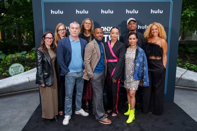 NEW YORK, NY - MAY 9: Chris Pollack, Sarah Amos, Prentice Penny, Joie Jacoby, Raeshem Nijhon, Jason Parham, and Carri Twigg at the Black Twitter: A People s History New York premiere at Midnight Theatre on May 09, 2024 in New York City. Copyright: xRaymondxHagansx