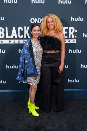 NEW YORK, NY - MAY 9: Raeshem Nijhon and Carri Twigg at the Black Twitter: A People s History New York premiere at Midnight Theatre on May 09, 2024 in New York City. Copyright: xRaymondxHagansx