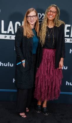 NEW YORK, NY - MAY 9: Sarah Amos (R) at the Black Twitter: A People s History New York premiere at Midnight Theatre on May 09, 2024 in New York City. Copyright: xRaymondxHagansx
