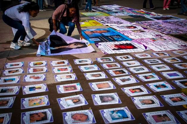 May 10, 2024, Mexico City, Mexico City, Mexico: Relatives of people missing in Mexico protest this Friday, May 10, to demand their right to effective investigations in the search for their daughters, sons, mothers and fathers missing in Mexico..Amnesty International Mexico called on the Mexican authorities to guarantee the thousands of relatives of missing persons their right to effective investigations, to receive and disseminate information, as well as their right to search, which is affected by various forms of violence, such as threats, attacks, extortion, disappearance, murder and forced displacement. Mexico City Mexico - ZUMAn296 20240510_zip_n296_008 Copyright: xJorgexNunezx