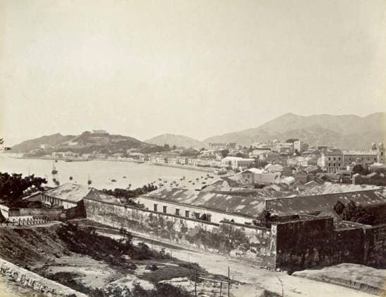 RECORD DATE NOT STATED Macau - Floyd Photograph William Pryor Floyd (1832-circa 1900) Macau circa 1868: Penna Hill and Praya Grande Date: circa 1868  Copyright: Copyrightx(c)Geminix2023.xCredit:xGemini 10702786