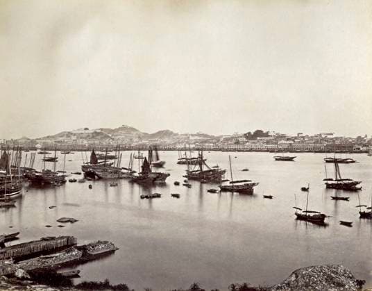 RECORD DATE NOT STATED Macau - Floyd Photograph William Pryor Floyd (1832-circa 1900) Macau circa 1868: Inner Harbour, from Patera Date: circa 1868  Copyright: Copyrightx(c)Geminix2023.xCredit:xGemini 10702788