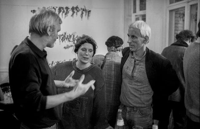 Zensur in der DDR Deutschland, Berlin, 15.02.1991, Gesprächsrunde Erfahrung mit der Zensur, im Haus Drama in der Clara-Zetkin-Straße, (Brigitte Struzyk (Mitte), Â *** Censorship in the GDR Germany, Berlin, 15 02 1991, discussion round Experience with Censorship, in the House of Drama in Clara Zetkin Straße, Brigitte Struzyk Mitte , Â