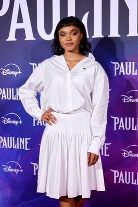 Schauspielerin Sira-Anna Faal (Rolle: Pauline) beim Fotocall zur Premiere der Coming-of-Age-Mysteryserie Pauline von Disney+ im Residenz-Kino. Köln, 13.05.2024 NRW Deutschland Copyright: xChristophxHardtx