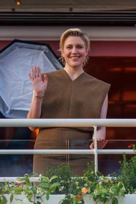 Arrivals - Cannes Greta Gerwig Jury Ankunft am Hotel Martinez im Rahmen des 77. Festival de Cannes am 13.05.2024. Copyright: xEventpressxKochanx