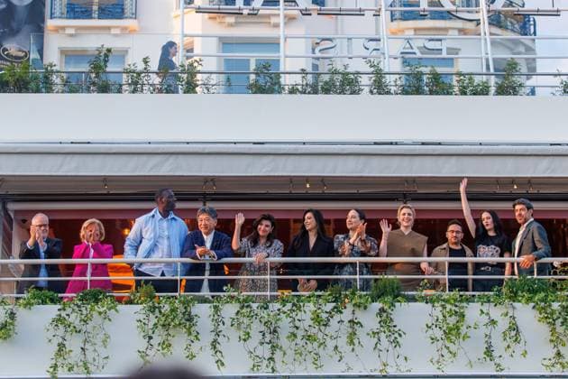 Arrivals - Cannes Thierry Fremaux, Iris Knobloch, Hirokazu Koreeda, Ebru Ceylan, Nadine Labaki, Omar Sy, Lily Gladstone, J. A. Bayona, Greta Gerwig, Eva Green and Pierfrancesco Favino Jury Ankunft am Hotel Martinez im Rahmen des 77. Festival de Cannes am 13.05.2024. Copyright: xEventpressxKochanx