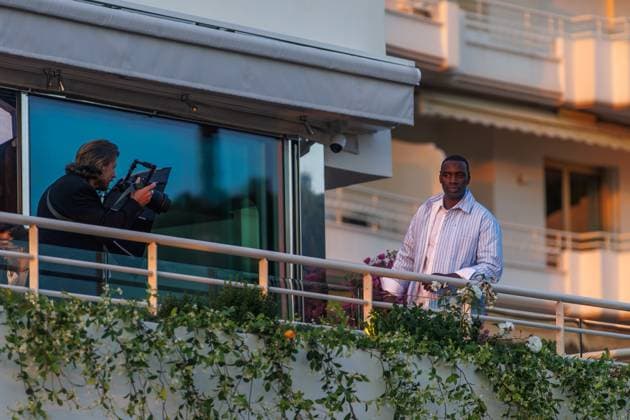 Arrivals - Cannes Omar Sy Jury Ankunft am Hotel Martinez im Rahmen des 77. Festival de Cannes am 13.05.2024. Copyright: xEventpressxKochanx
