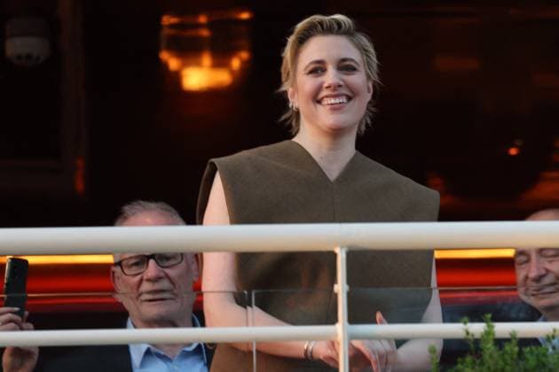 Cannes - Jury Dinner Ahead Of The Festival Opening President of the Jury Greta Gerwig attends a dinner ahead of the 77th Cannes Film Festival on May 13, 2024 in Cannes, France. Photo by Shootpix ABACAPRESS.COM Cannes France  Copyright: xShootpix ABACAx